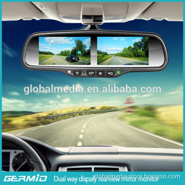Multipul screen display rear view mirror monitor especially for trucks